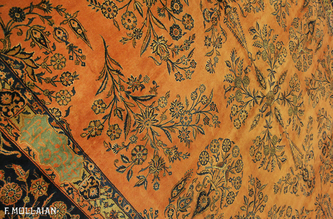 Teppich Persischer Antiker Kashan Manchester n°:98441969